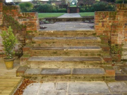 Steps with Yorkstone Slabs