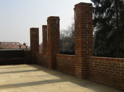 Wall and Patio