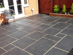 Black Limestone Patio