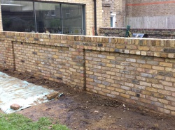 Wall Built to Mimic Existing