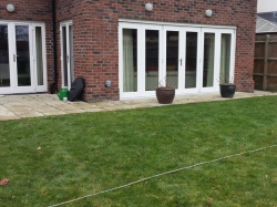 Measuring up for new patio