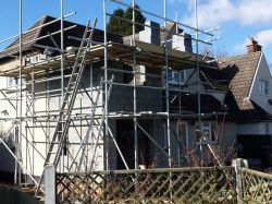 Extension Being Built